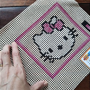 Tela para Bordar – Hello Kitty