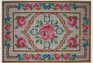 Tela para Bordar 3812 – Tapete Floral