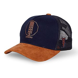 Boné Masculino Trucker Trigo Marinho Stouro
