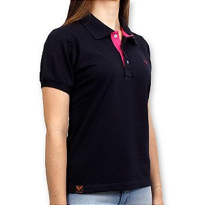 Polo Stouro Feminina - Marinho