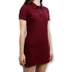 Vestido Polo Stouro - Vinho