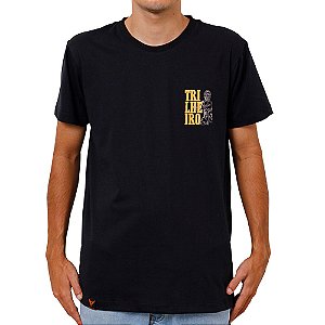 Camiseta Masculina Trilheiro Preta Stouro