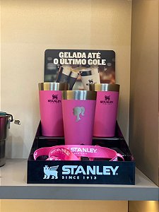 Kit 3 Copo Térmico Sem Tampa Rosa Barbie 473ml (Personalização a Laser Grátis + Frete Grátis)