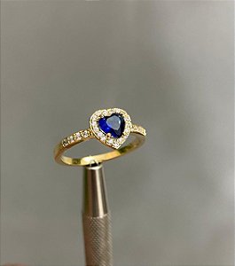 Anel MARIANA em Prata 925 com revestimento em Ouro 18K REF.08
