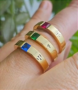 Anel DAN em Ouro 18K REF.06