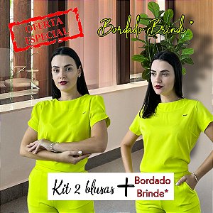 Kit 2 Blusas Uniforme