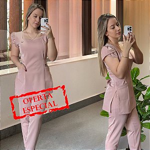 Scrub Una Decote Princesa