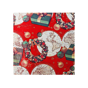 Papel de Presente Natal - 50x60 - Gessele