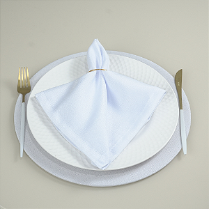 Kit 2 Guardanapos Classic 43cm x 43cm 100% Poliéster Tecido Oxford Maquinetado N