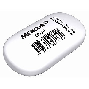 Borracha Escolar - Oval - Mercur.