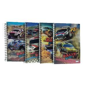 Caderno - 1/4 - F5 Rally - 96 FLS - Cadernu's FB