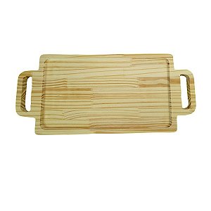 Bandeja Retangular em pinus  49X22cm