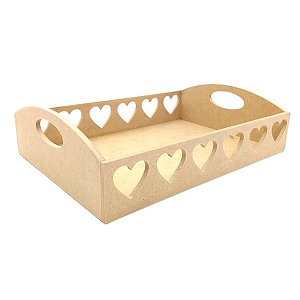 Bandeja em MDF cru 25x35cm