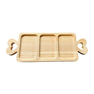 Petisqueira em pinus 40x15cm