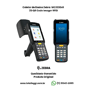 Coletor de Dados Zebra MC3330xR 2D QR Code Imager RFID