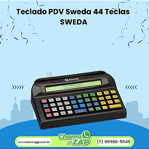 Teclado PDV Sweda 44 Teclas