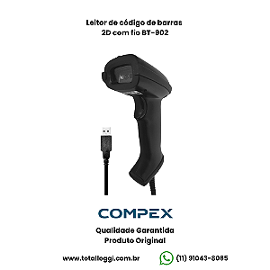 Leitor de código de barras 2D com fio BT-902