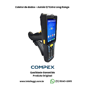 Coletor de dados Autoid Q7 Extra Long Range