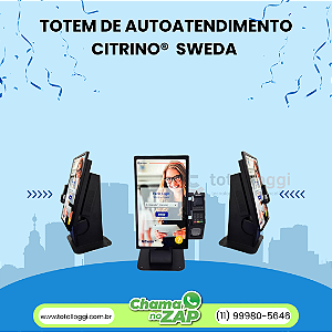 TOTEM DE AUTOATENDIMENTO CITRINO® SWEDA