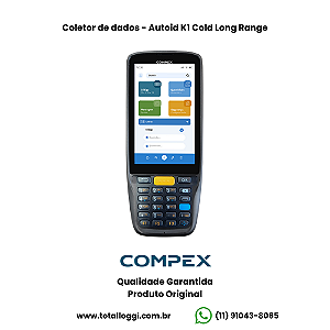 Coletor de dados K1 Cold Long Range