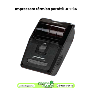 Impressora térmica portátil LK-P34