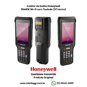 Coletor de Dados Honeywell ScanPal EDA61K Wi-Fi com Teclado (57 teclas)