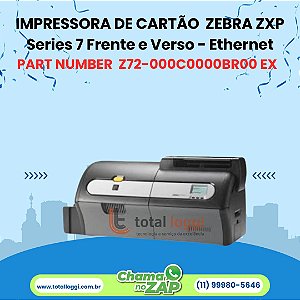 Impressora de Cartão Zebra ZXP Series 7 Frente e Verso – Ethernet