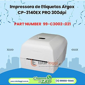 Impressora de Etiquetas Argox CP-3140EX PRO 300dpi - USB, Serial e Ethernet