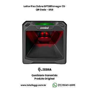 Leitor Fixo Zebra SP7201 Imager 2D QR Code - USB
