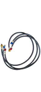 Jogo de Mangueiras Manifold R410A 0.90cm  reforçada