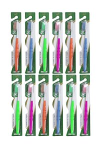 Escova dental pacote com 12 unidades