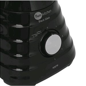 Liquidificador 900wfun kitchen copo de vidro
