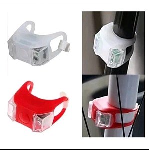 Luz LED para bicicleta farol e luz de freio