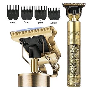 Máquina cortar cabelo e barba dragão