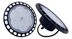 Luminária Industrial 150W Led Ufo Branco Frio 6000k HighBay
