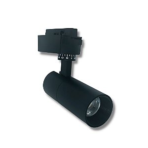 Spot Trilho Preto 10w 3000K 1100 LM BIV