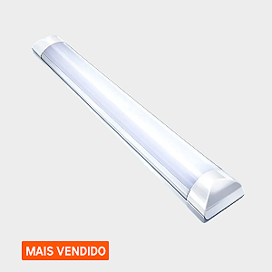 Luminária Tubular Linear 120cm Sobrepor 45w Led 6000k
