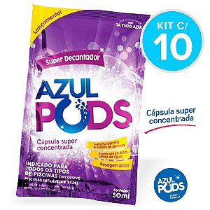 Super Decantador AzulPods 50ml - Kit c/ 10