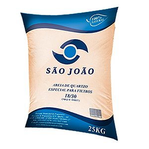 Areia Especial para Filtros - Saco 25 kg