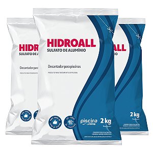 Sulfato de Alumínio 2 kg - Kit c/ 3