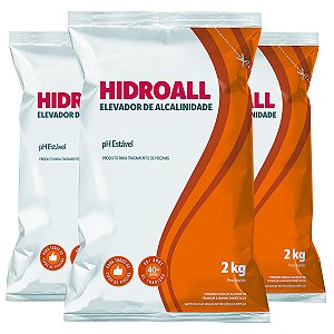 Elevador de Alcalinidade PH Estável 2 kg - Kit com 3