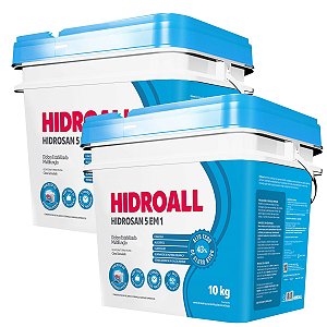 Combo 2 Cloro Granulado Hidrosan Multifunção 5 em 1 10 kg