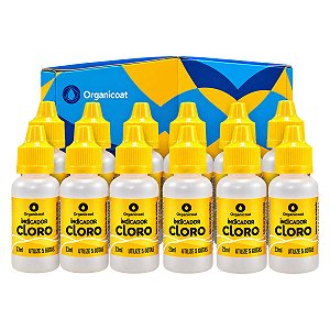 Solução Reagente de Cloro Ortotolidina 23 ml - Kit 12