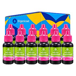 Solução Reagente Indicador Alcalinidade 23 ml - Kit 12