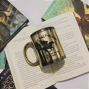 Caneca cromada Percy Jackson | Acampamento meio-sangue.