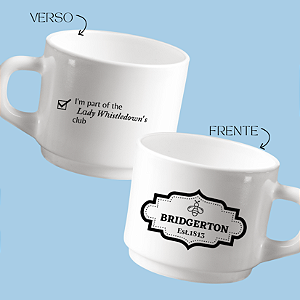 Xícara Os Bridgerton | Lady Whistledown