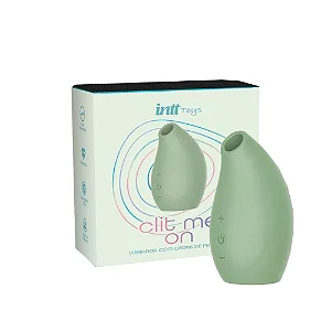 Clit Me On Intt Wellness Verde vibrador com ondas de pressão focadas no clitóris