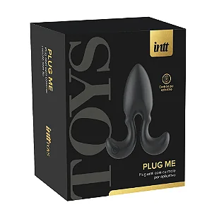 Plug Me Plug Preto anal com controle remoto sem fio