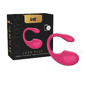 Lash Plus vibrador com conexão via APP cor rosa