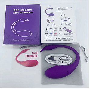 Lash Plus vibrador com conexão via APP cor rosa
